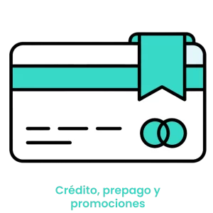 Crédito, prepago y promociones WEB