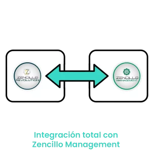 Integración total con Zencillo Management WEB